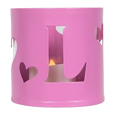 Northlight 4-Piece Love Valentine's Day Metal Votive Candle Holders