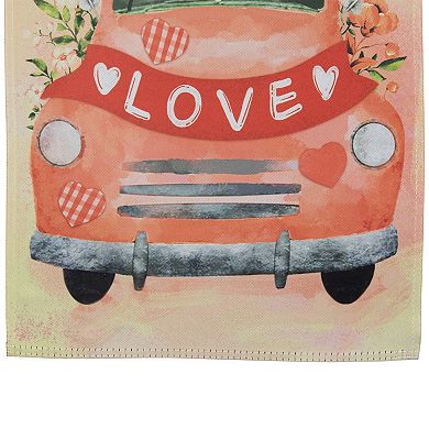 Northlight Love Banner and Vintage Car Garden Flag
