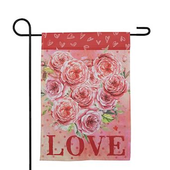 Northlight Love Rose Bouquet Outdoor Garden Flag