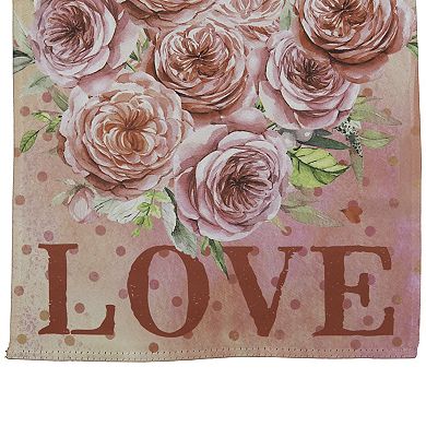 Northlight Love Rose Bouquet Outdoor Garden Flag