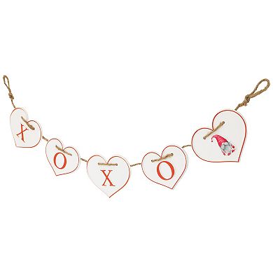 Northlight Hearts "XOXO" Valentine's Day Metal Banner