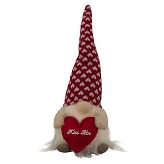 Northlight LED Valentine's Day Kiss Me Gnome Table Decor