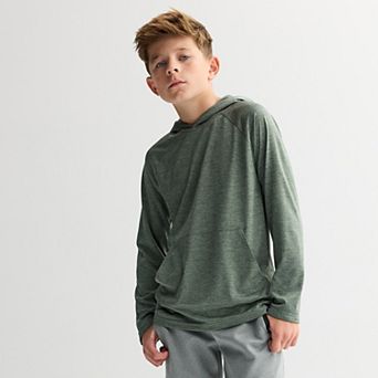 Boys 8-20 Tek Gear® Dry Tek Hoodie Tee in Regular & Husky