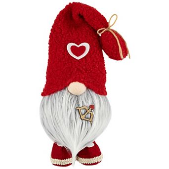 Northlight Valentine's Day Gnome Figurine with Bow and Arrow