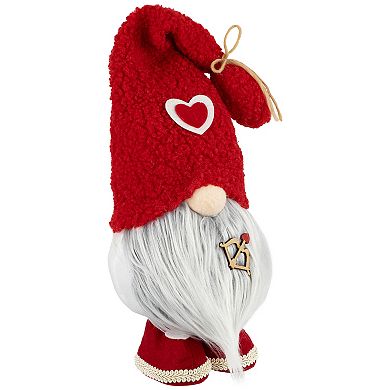Northlight Valentine's Day Gnome Figurine with Bow and Arrow