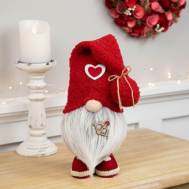 Northlight Valentine's Day Gnome Figurine with Bow and Arrow