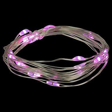 Northlight 20-Count Pink LED Micro Fairy Christmas Lights