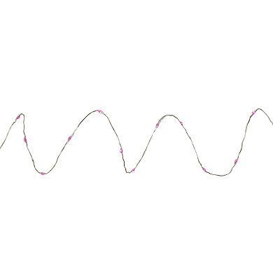 Northlight 20-Count Pink LED Micro Fairy Christmas Lights