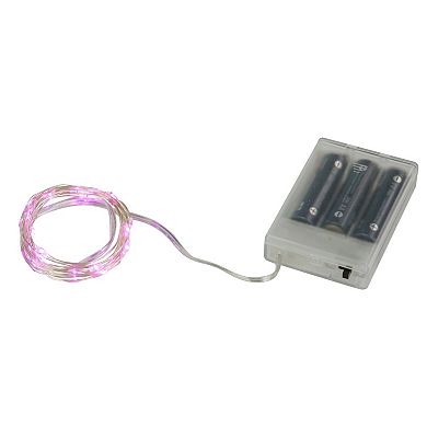 Northlight 20-Count Pink LED Micro Fairy Christmas Lights