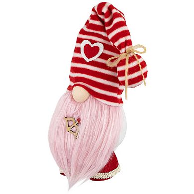 Northlight Plush Bow & Arrow Valentine's Day Gnome