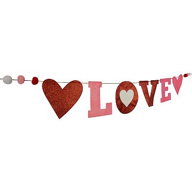 Northlight 5' Glittered "Love" Valentine's Day Wall Banner Decoration