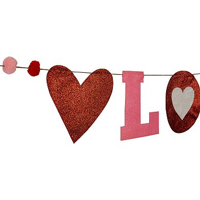 Northlight 5' Glittered "Love" Valentine's Day Wall Banner Decoration