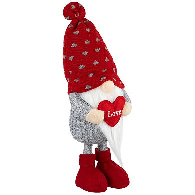 Northlight Plush "Love" Valentine's Day Gnome