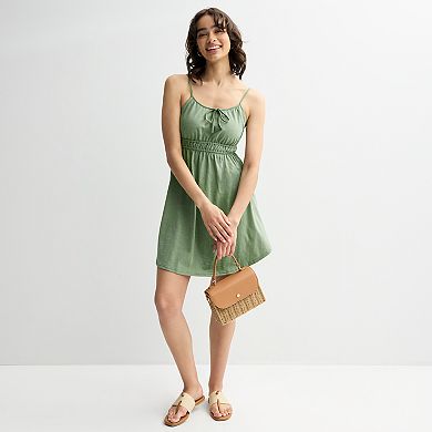 Juniors' SO® Rouched Knit Sundress