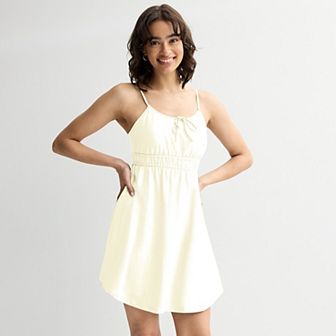 Juniors' SO® Rouched Knit Sundress