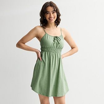 Juniors' SO® Rouched Knit Sundress