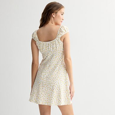 Juniors' SO® Cap Sleeve Mini Dress