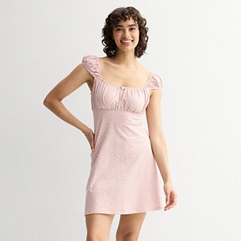 Juniors' SO® Cap Sleeve Mini Dress