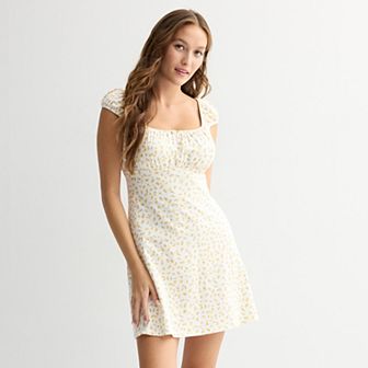 Juniors' SO® Cap Sleeve Mini Dress