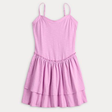 Juniors' SO® Two-Tiered Mini Dress