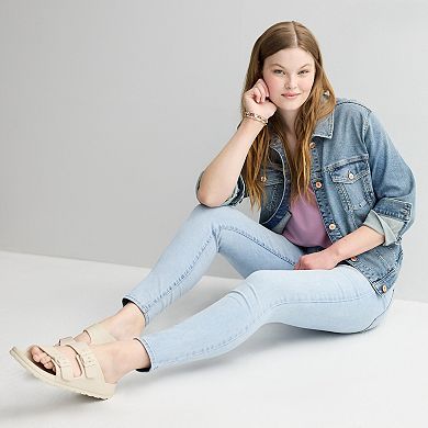 Juniors' SO® Curvy Low Rise Jeggings