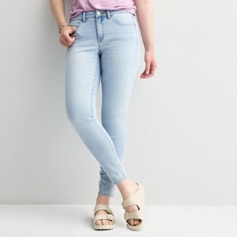 Juniors' SO® Curvy Low Rise Jeggings