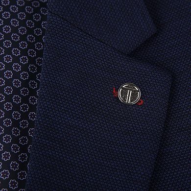 Tom Baine Men Performance Solid Knit Stretch Sport Coat