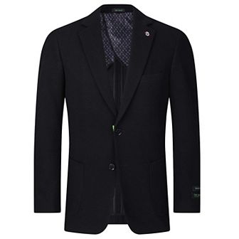 Tom Baine Men Performance Solid Knit Stretch Sport Coat