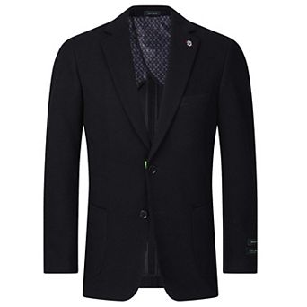 Tom Baine Men Performance Solid Knit Stretch Sport Coat