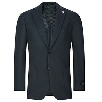 Tom Baine Men Performance Solid Knit Stretch Sport Coat