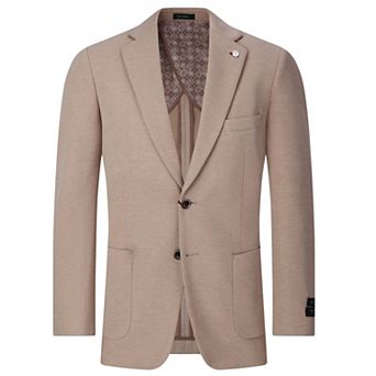 Tom Baine Men Performance Solid Knit Stretch Sport Coat