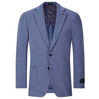 Tom Baine Men Performance Solid Knit Stretch Sport Coat