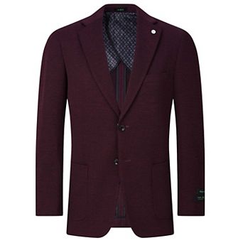 Tom Baine Men Performance Solid Knit Stretch Sport Coat