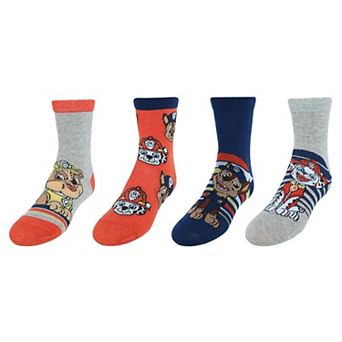 Textiel Trade Boy's Nickelodeon Paw Patrol To The Rescue Novelty Ankle Socks (4 Pack)