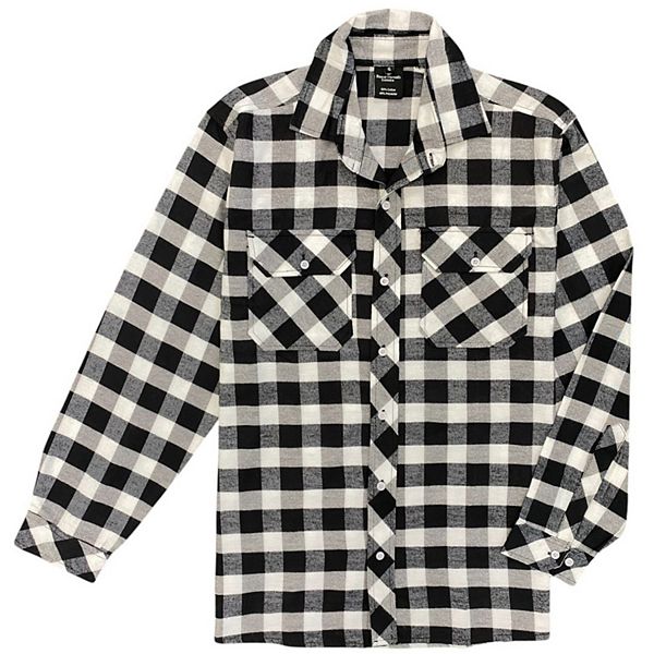 Men's Relaxed Fit Soft Flannel Shirt