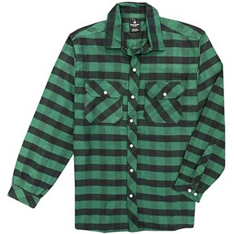 Men's Relaxed Fit Soft Flannel Shirt