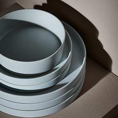 Stone by Mercer Project MODAN 12-Piece Round Dinnerware Set in Blue-Grey