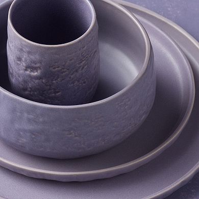 Stone by Mercer Project SHOSAI Stoneware 32 Pieces Dinnerware Set in Lavender