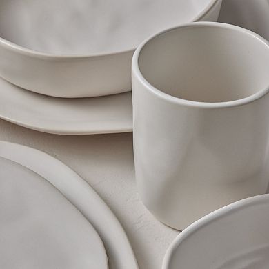 Stone by Mercer Project HEKONDA Stoneware 32-Piece Dinnerware Set in Beige