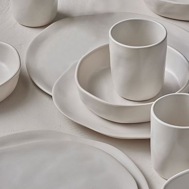 Stone by Mercer Project HEKONDA Stoneware 32-Piece Dinnerware Set in Beige