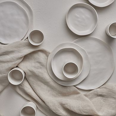 Stone by Mercer Project HEKONDA Stoneware 32-Piece Dinnerware Set in Beige