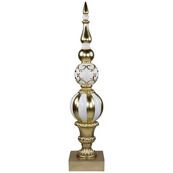 Northlight Gold Tone Ball Finial Commercial Size Christmas Decoration