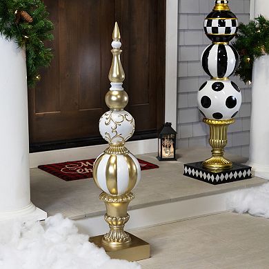 Northlight Gold Tone Ball Finial Commercial Size Christmas Decoration