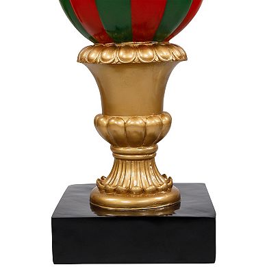 Northlight Red & Green Commercial Size Ball Finial Christmas Decoration
