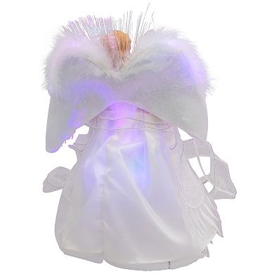 Northlight Fiber Optic Color-Changing Angel & Dove Christmas Tree Topper