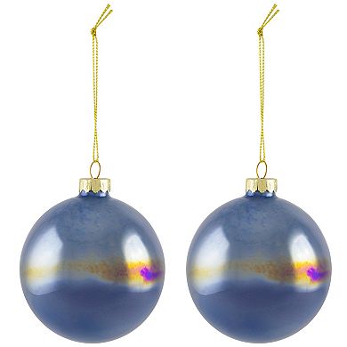 Northlight Shiny Glass Ball Christmas Ornaments 6-piece Set