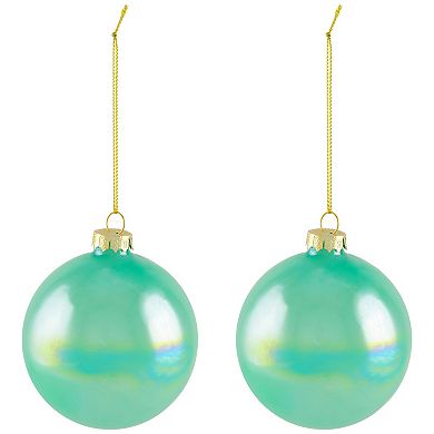 Northlight Shiny Glass Ball Christmas Ornaments 6-piece Set