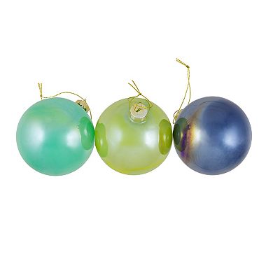 Northlight Shiny Glass Ball Christmas Ornaments 6-piece Set