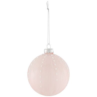 Northlight Snowflakes Glass Ball Christmas Ornaments 4-piece Set
