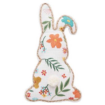 C&F Home Blossom Bunny Easter Throw Pillow